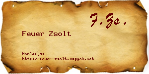 Feuer Zsolt névjegykártya